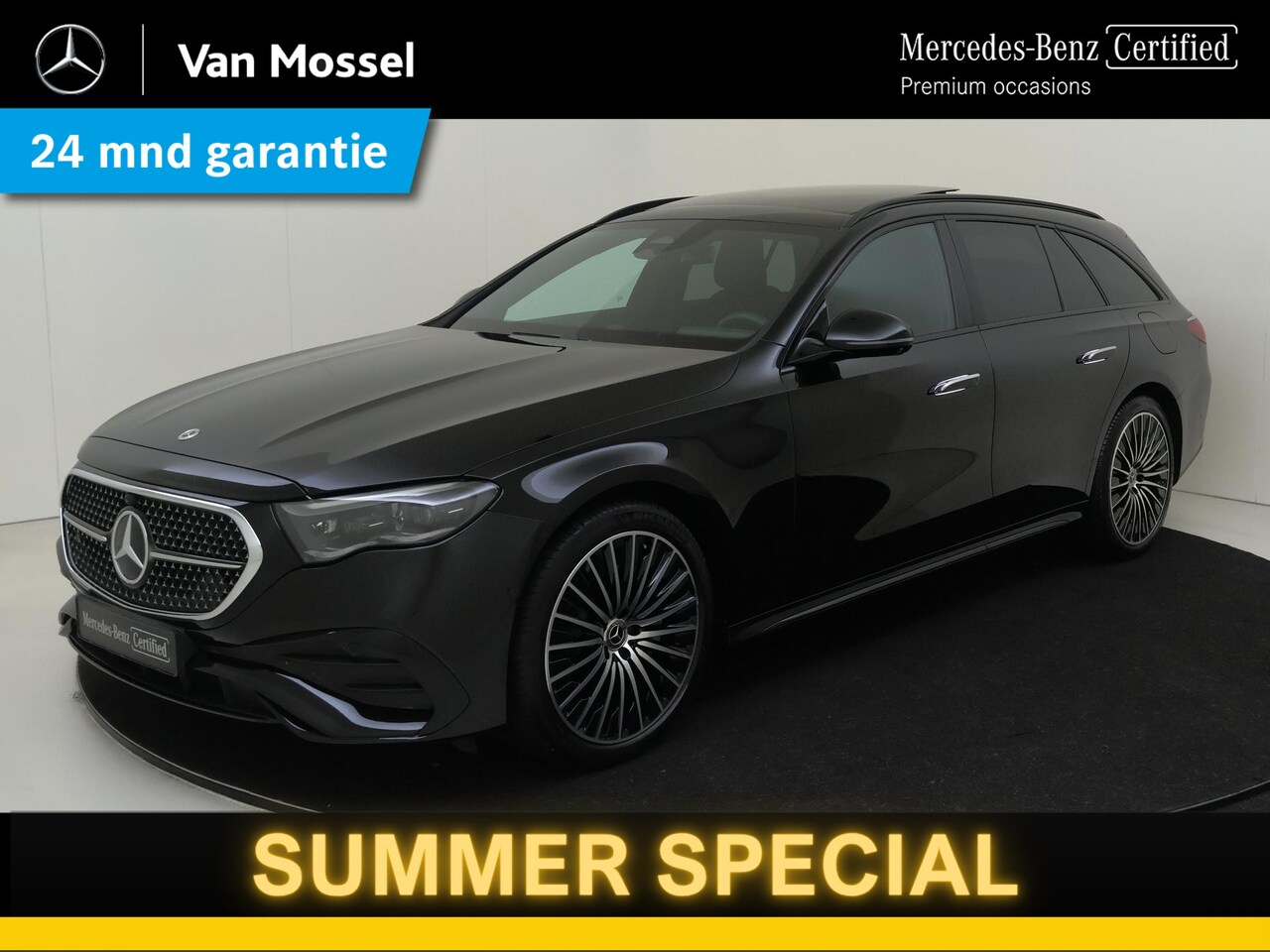 Mercedes-Benz E-klasse Estate - 300e AMG-Line / Stoelverwarming / 360Graden-Camera / Panorama-schuifdak / Luchtvering / Bu - AutoWereld.nl