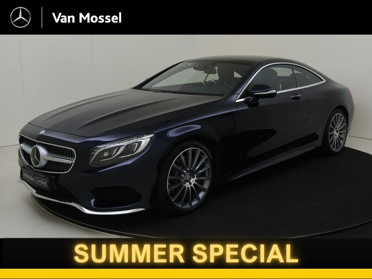 Mercedes-Benz S-klasse Coupé - 500 4Matic / Stoelverwarming / Stoelventilatie / 360Graden-Camera / Memory-Stoelen / Bruin - AutoWereld.nl