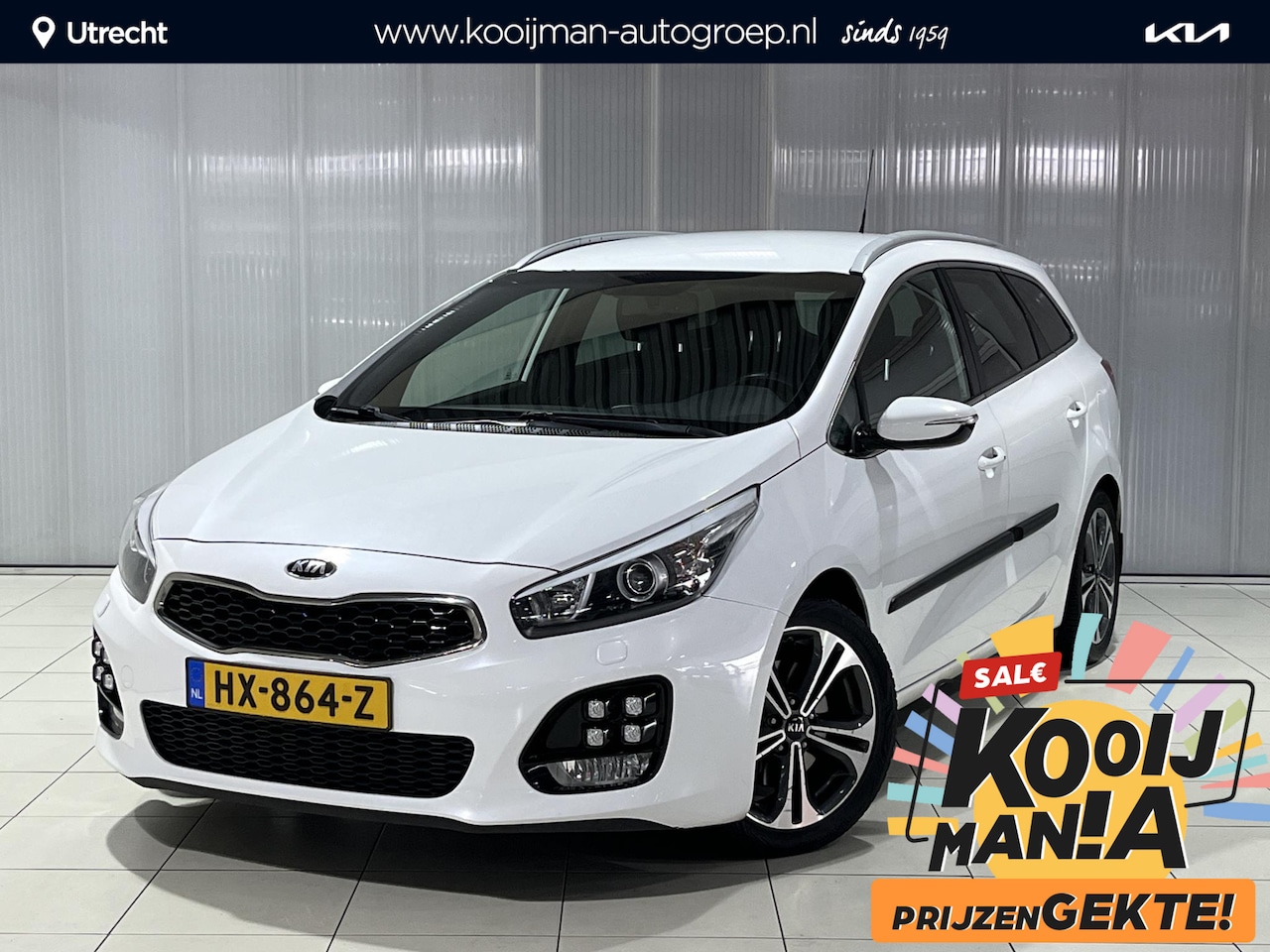 Kia Cee'd Sportswagon - 1.0 T-GDi GT-Line Trekhaak, Navigatie, Achteruitrijcamera, Stoelverwarming, Smart Key, Cru - AutoWereld.nl
