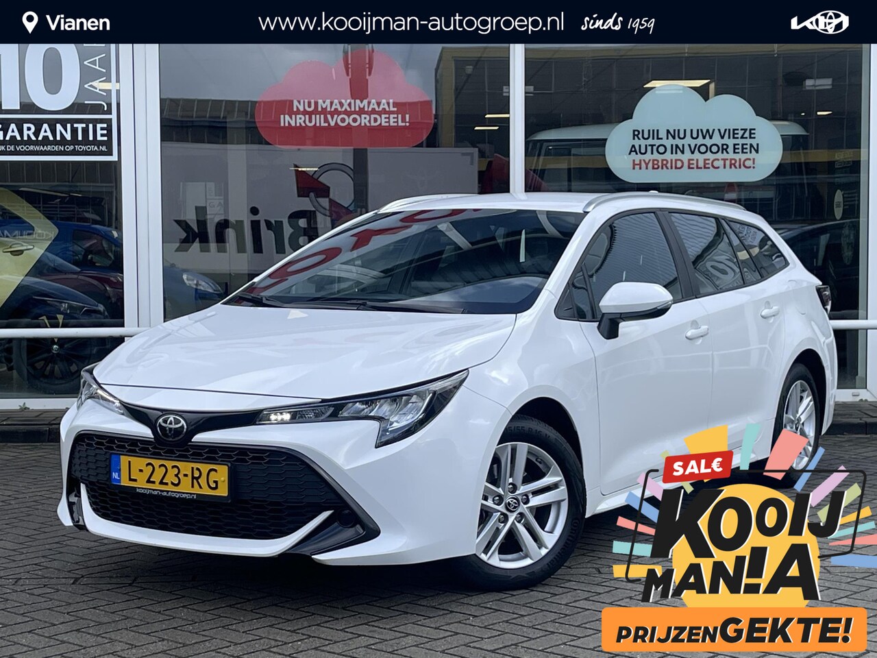 Toyota Corolla Touring Sports - 1.2 Turbo Active 1300 KG trekkracht, ideale gezinsauto + caravan - AutoWereld.nl