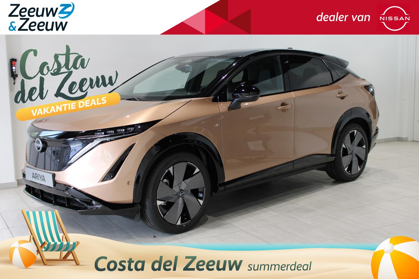 Nissan Ariya - Advantage Edition Plus 91 kWh | 22 kWh Lader | PANORAMA DAK | PRO PILOT | € 6.500,= VOORRA - AutoWereld.nl