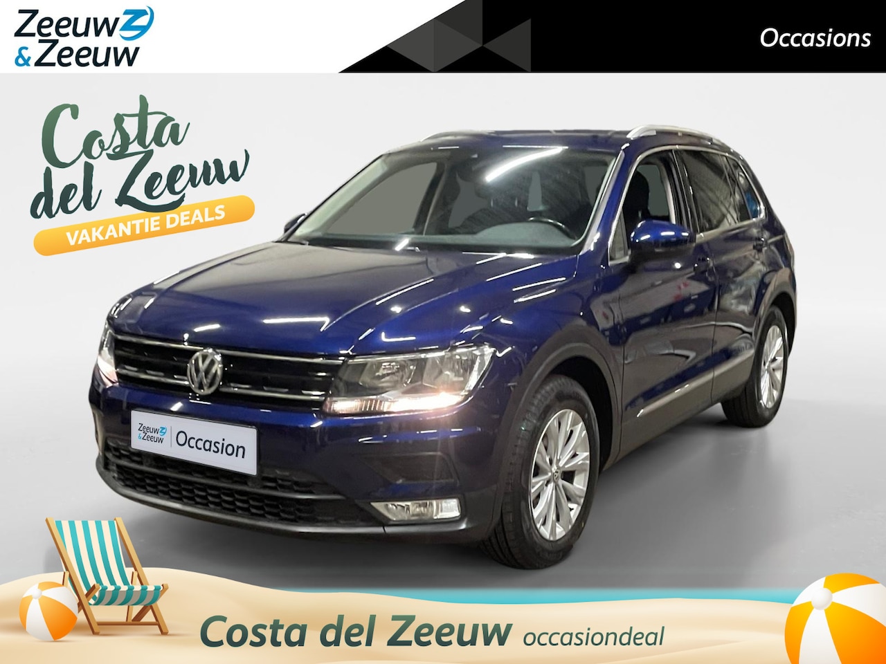Volkswagen Tiguan - 1.4 TSI Connected Series | Navigatie | Trekhaak | Parkeersensoren | Cruise & Climate Contr - AutoWereld.nl