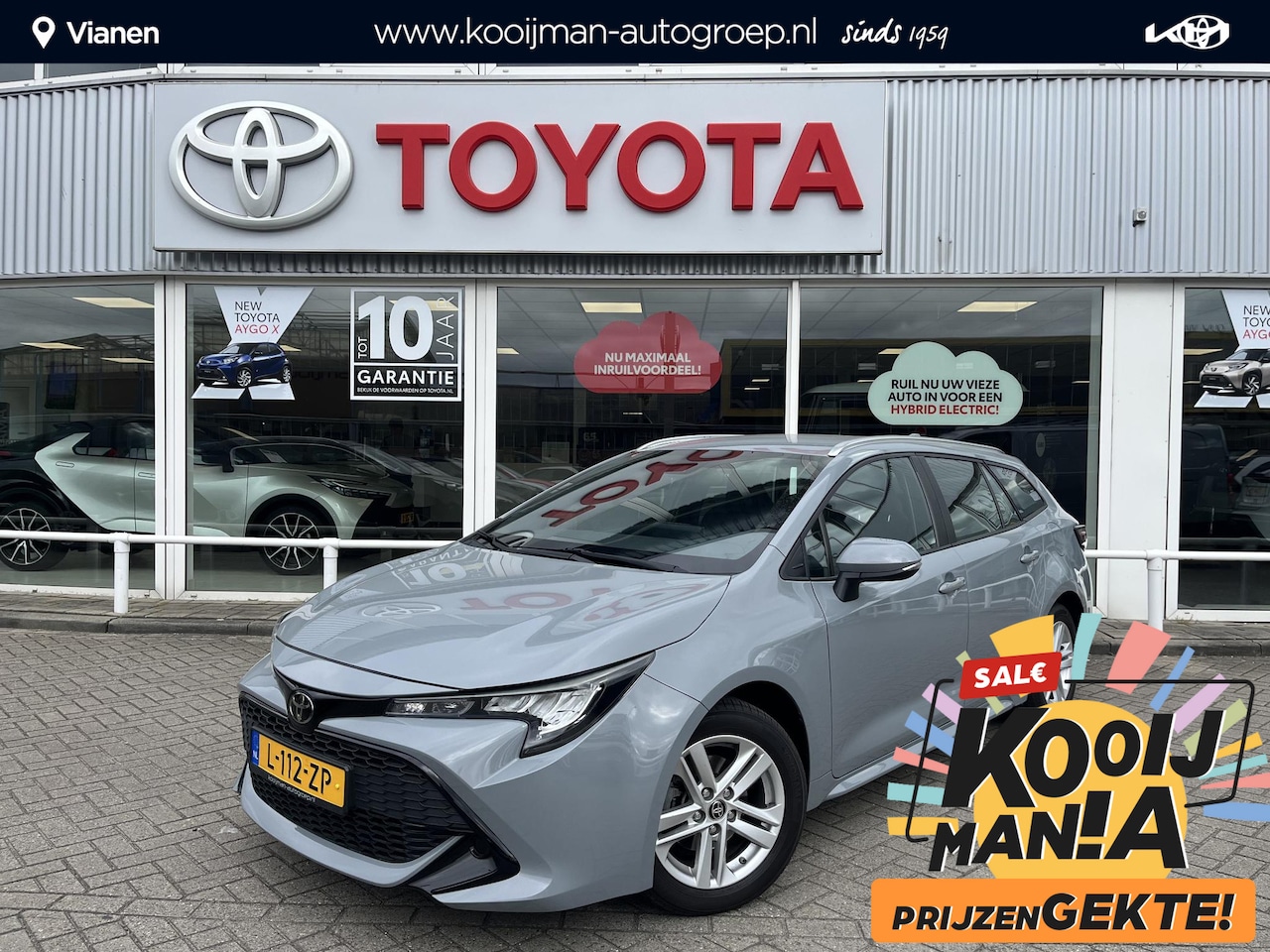 Toyota Corolla Touring Sports - 1.2 Turbo Active Nieuw geleverd, Navigatie, Trekhaak, 1300kg trekgewicht, Apple CarPlay & - AutoWereld.nl