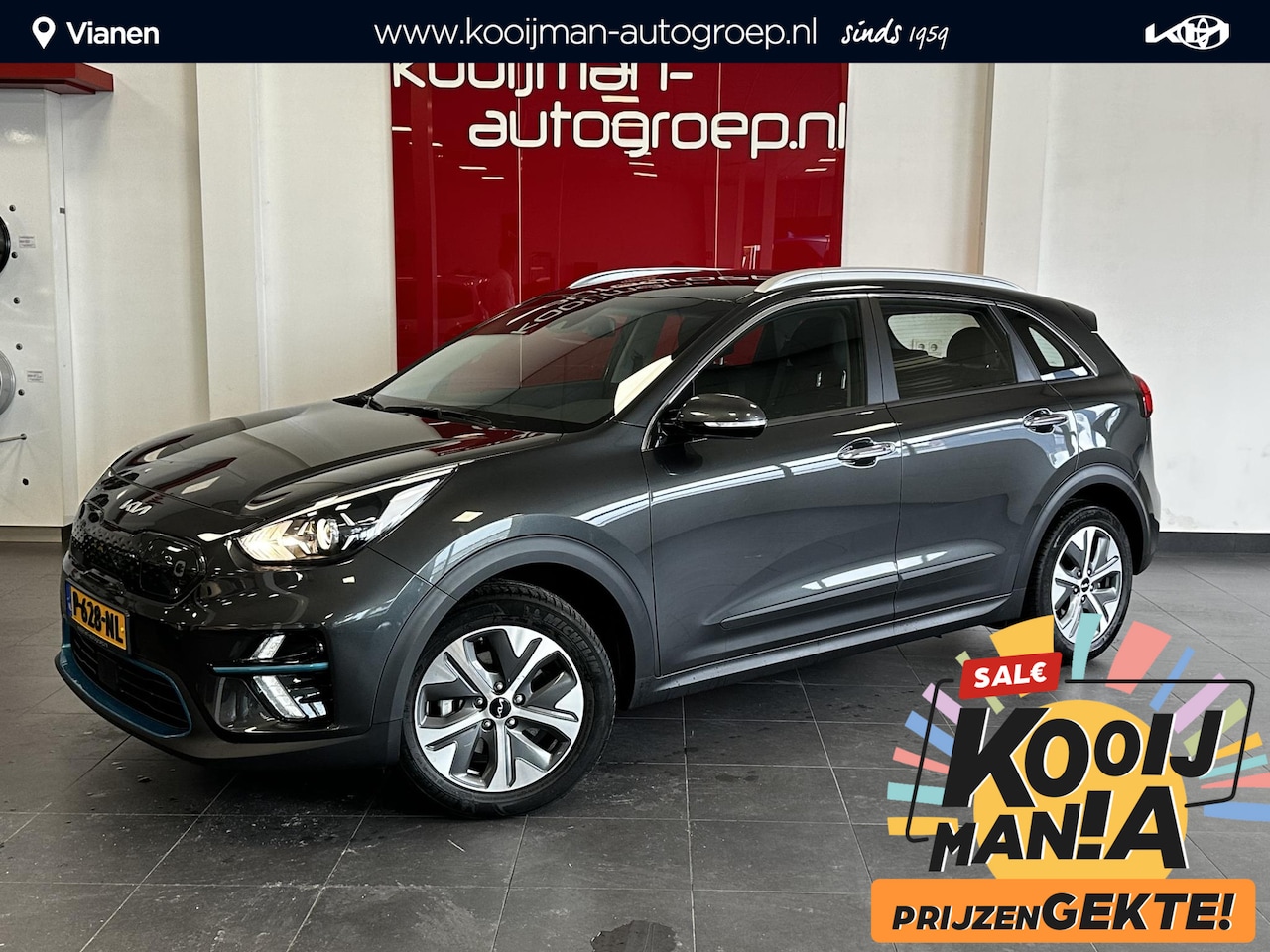 Kia e-Niro - DynamicLine 64 kWh Stoel/Stuurverwarming ,Parkeersensoren achter ,Keyless entry- & start , - AutoWereld.nl