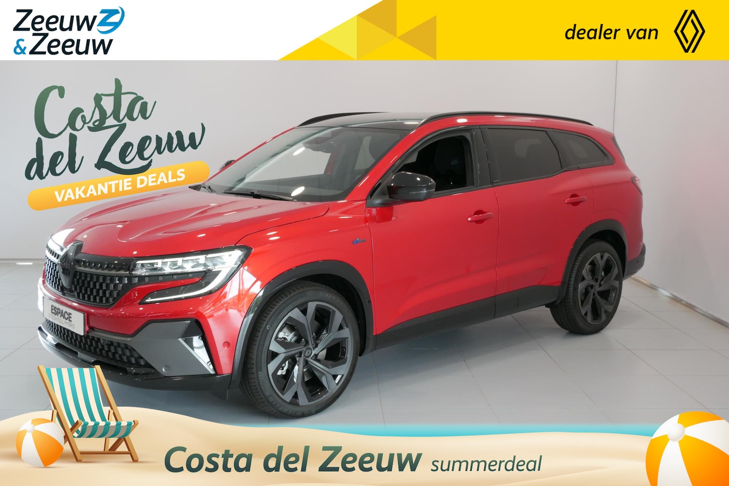 Renault Espace - E-Tech full hybrid 200 esprit Alpine 7p. Renault Espace E-Tech Hybrid 200 esprit Alpine 7p - AutoWereld.nl
