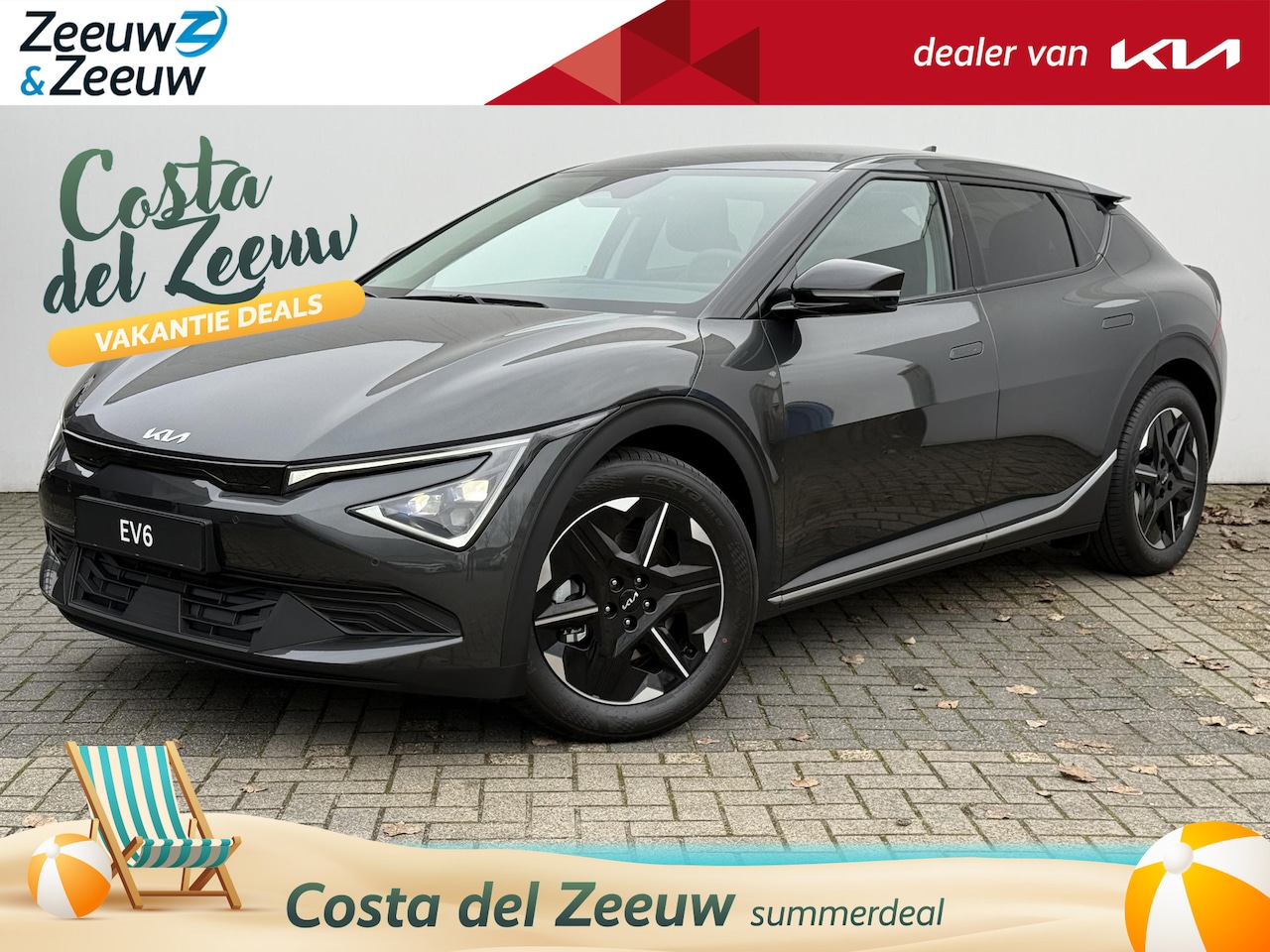 Kia EV6 - Light Edition 63 kWh | NW. MODEL | MOMENTEEL SNEL LEVERBAAR | NU MET € 2000 inruilvoordeel - AutoWereld.nl