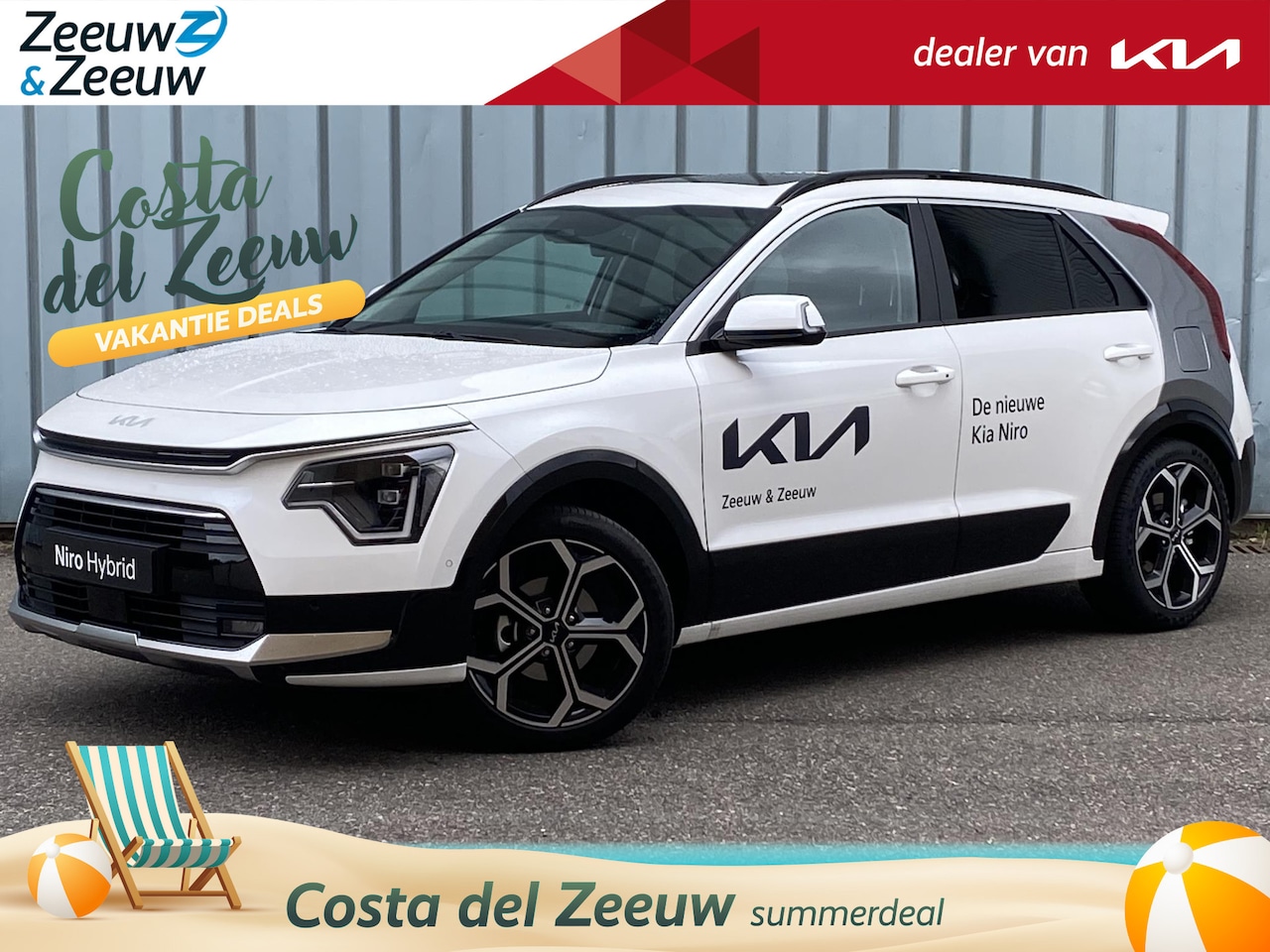 Kia Niro - 1.6i Hybrid Launch Edition ** NIEUW TE BESTELLEN | Elek stoelen | Stoelverwarming & koelin - AutoWereld.nl