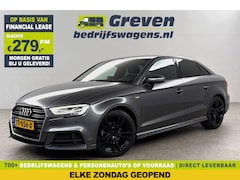 Audi A3 Limousine - 30 TFSI S-line Automaat LED Clima Cruise Navigatie Parkeersensoren 18"LMV