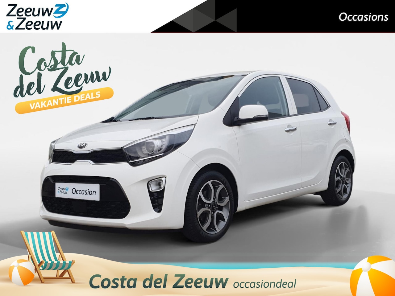 Kia Picanto - 1.0 DPi DynamicPlusLine AUTOMAAT | Navigatie | Climate control | Cruise control | Apple Ca - AutoWereld.nl