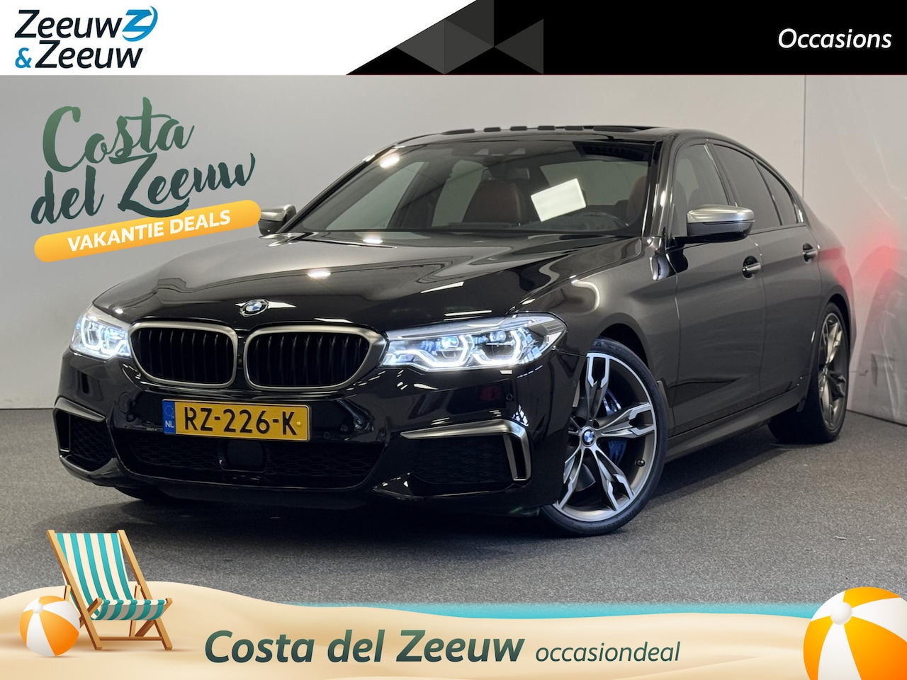 BMW 5-serie - M550i xDrive High Executive | Unieke NEDERLANDSE en zeer mooie BMW | Full options | 8 cili - AutoWereld.nl