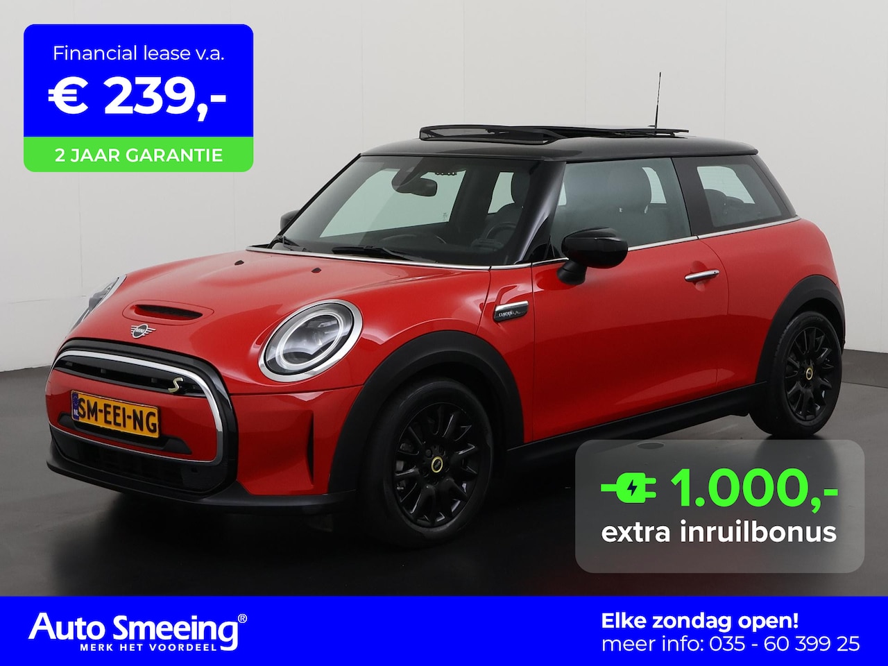 MINI Mini-Electric - Camden Edition | Panoramadak | Camera | Carplay | Zondag Open! - AutoWereld.nl