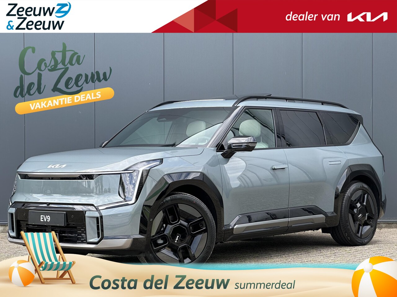 Kia EV9 - GT-Line AWD 6p. 99.8 kWh | *Niet op voorraad* | *Nu te bestellen* | 505KM WLTP | 6-Zits | - AutoWereld.nl