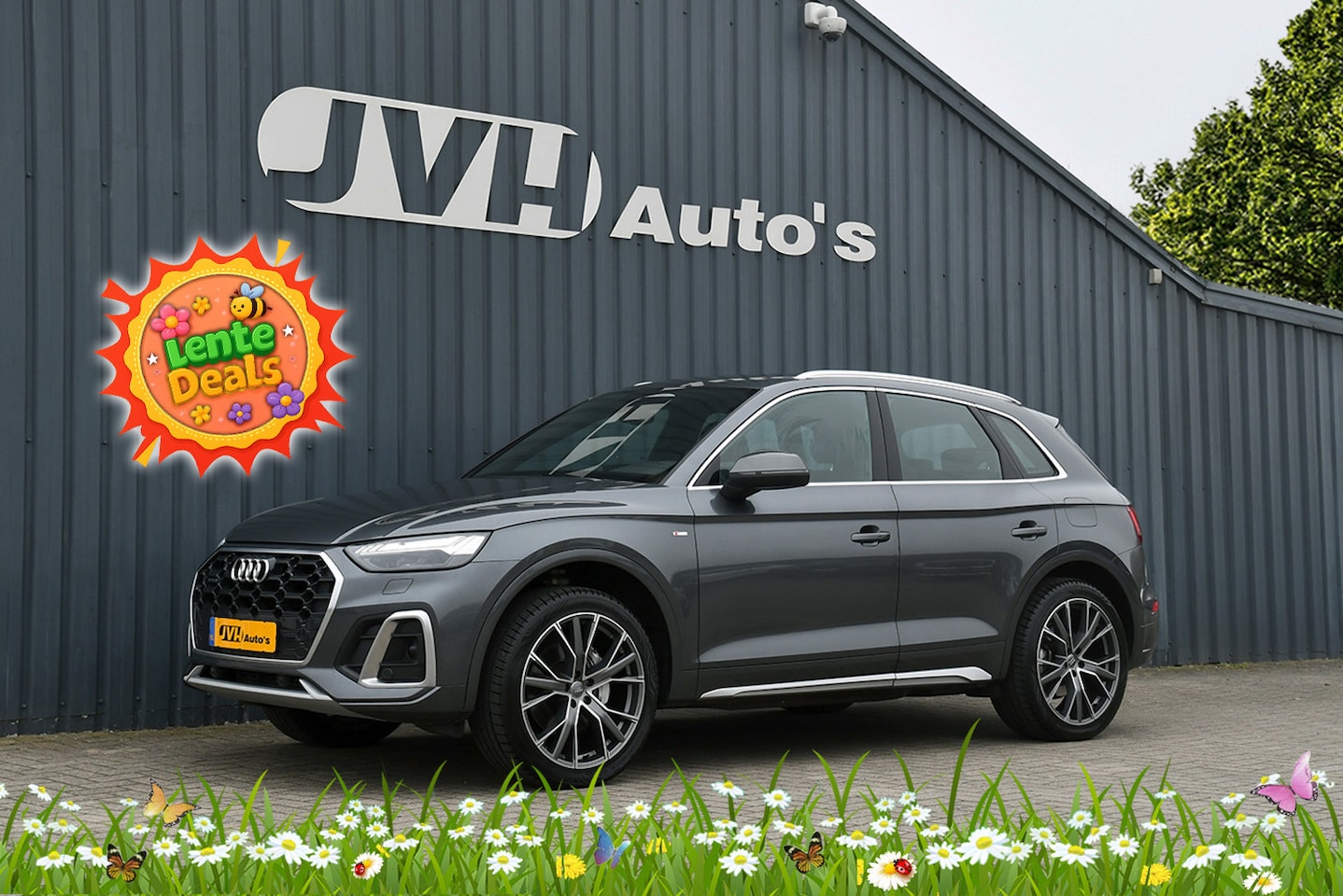 Audi Q5 - 50 TFSi-E 299pk PHEV Hybrid Quattro AUT/S-Tronic (2x)S-Line 12-2021 (M2022) | Matrix | 1/2 - AutoWereld.nl