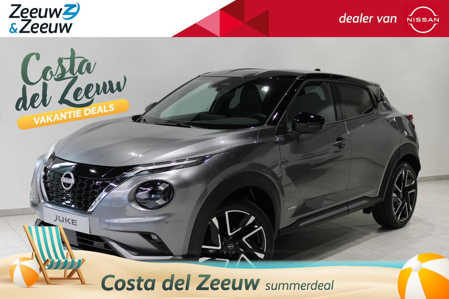 Nissan Juke - 1.6 Hybrid N-Design | € 7000,= VOORRAAD KORTING | COLD PACK | TECHNOLOGY PAC K | - AutoWereld.nl