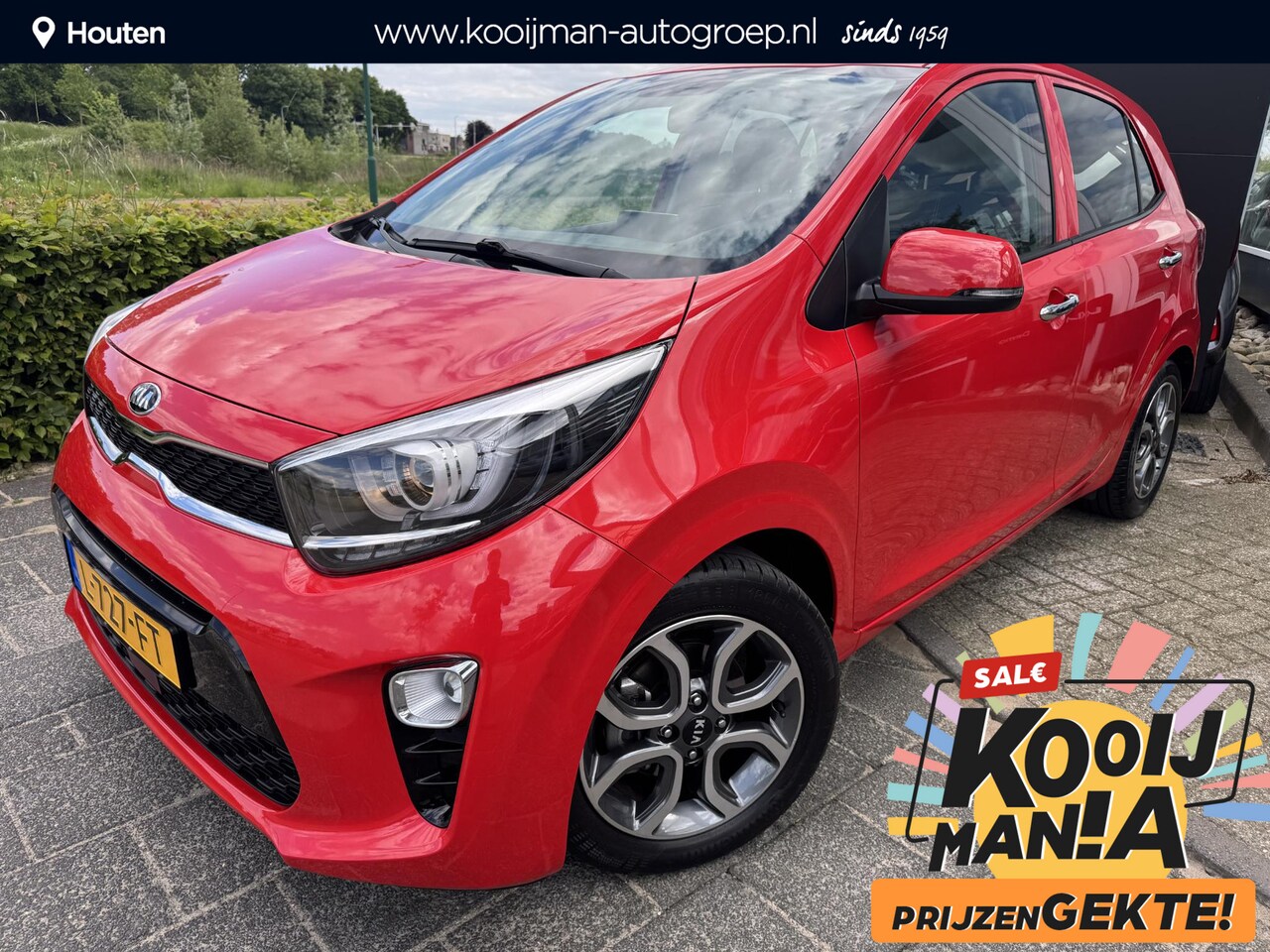Kia Picanto - 1.0 DPi DynamicPlusLine | Keyless Entry | Lichtmetalen Velgen | Unieke KM-Stand | Navigati - AutoWereld.nl