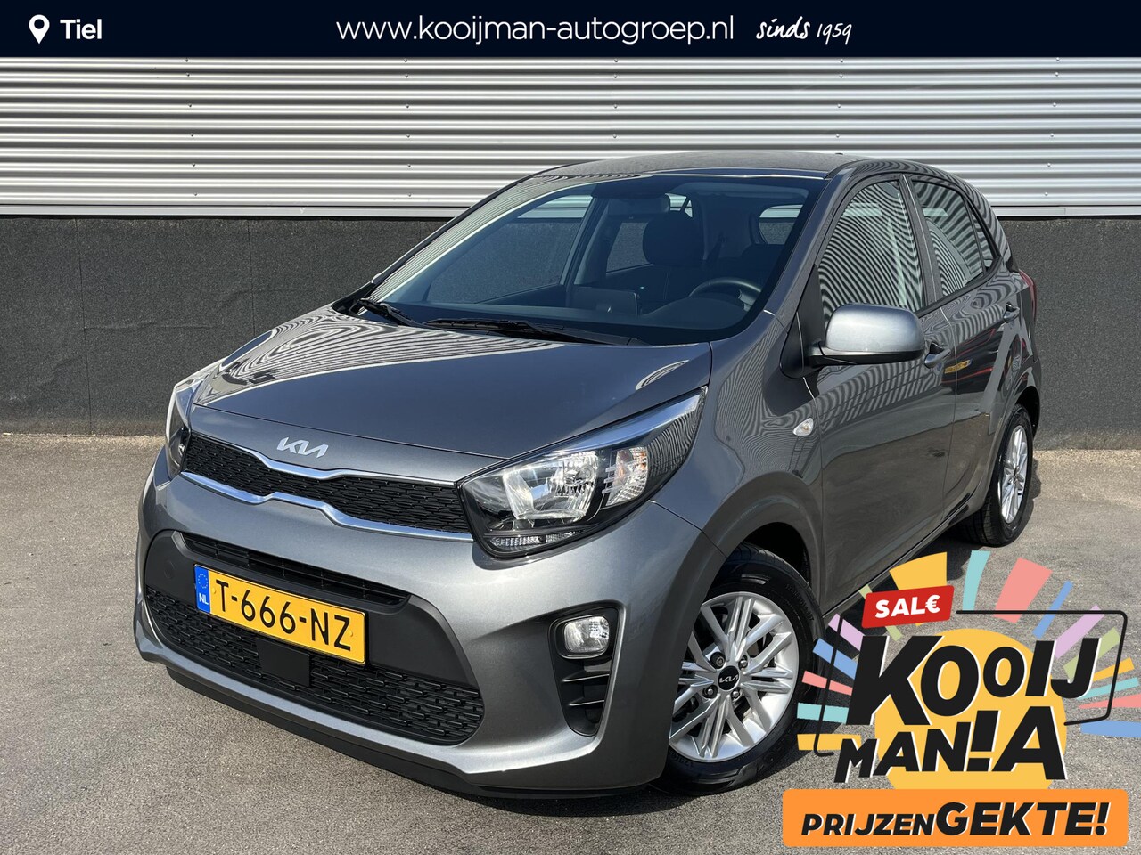 Kia Picanto - 1.0 DPi DynamicLine 1e eign. NL-auto, Navigatie, Airco, LMV, Cruise control, Achteruitrijc - AutoWereld.nl