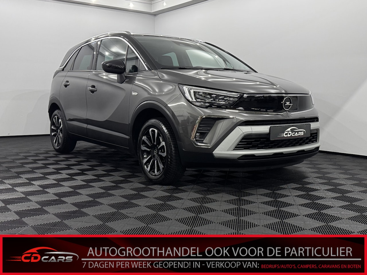 Opel Crossland - 1.2 Turbo Elegance 131 PK Half leder, Apple carplay, Rijstrook correctie, Winterpakket, Cl - AutoWereld.nl