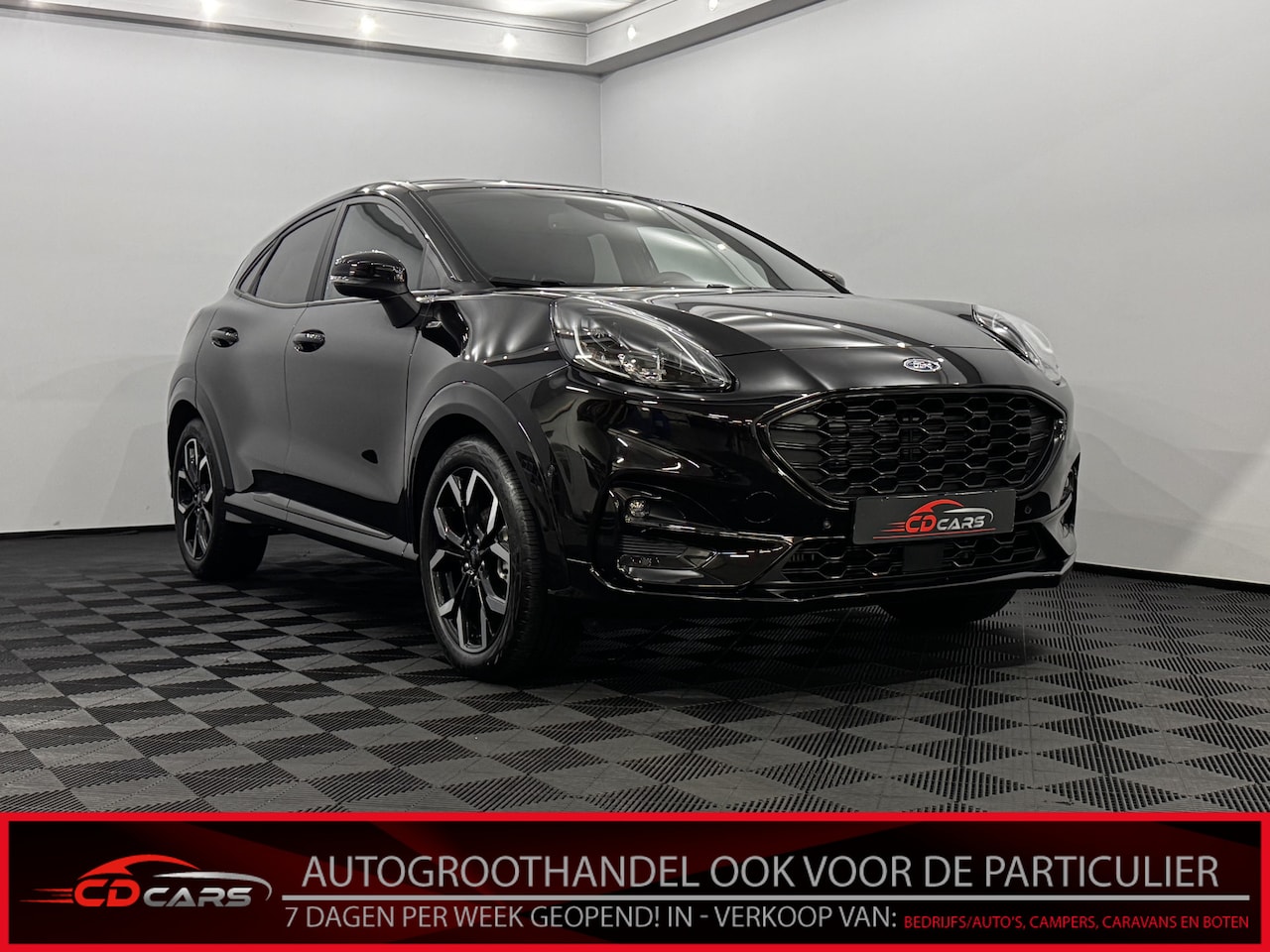 Ford Puma - 1.0 EcoBoost Hybrid ST-Line X Half leder, Camera, Navi, Winterpakket, Virtual desk, Keyles - AutoWereld.nl