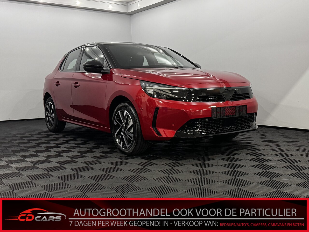 Opel Corsa - 1.2 GS Line Half leder, Camera, Apple carplay, Virtual desk, Winterpakket, Cruise control, - AutoWereld.nl