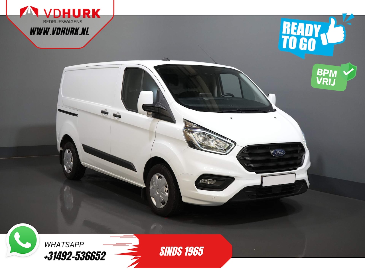 Ford Transit Custom - 2.0 TDCI 136 pk Trend BPM VRIJ! Ready2Go Standkachel/ Carplay/ Stoelverw./ Camera/ PDC/ Cr - AutoWereld.nl