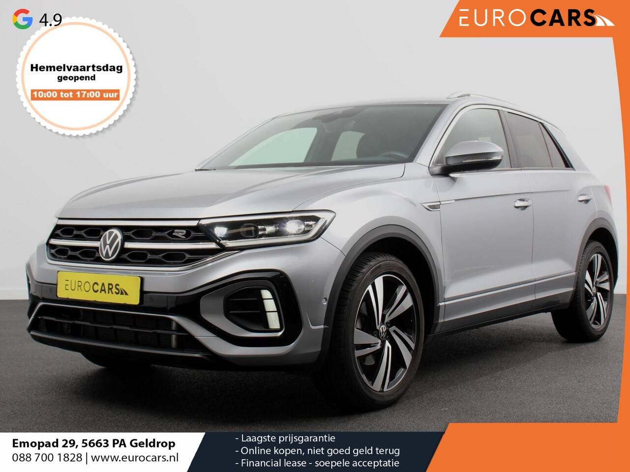 Volkswagen T-Roc - 1.5 TSI 150pk Automaat R-Line Digitale Cockpit Climate Control Camera Navigatie Apple Carp - AutoWereld.nl
