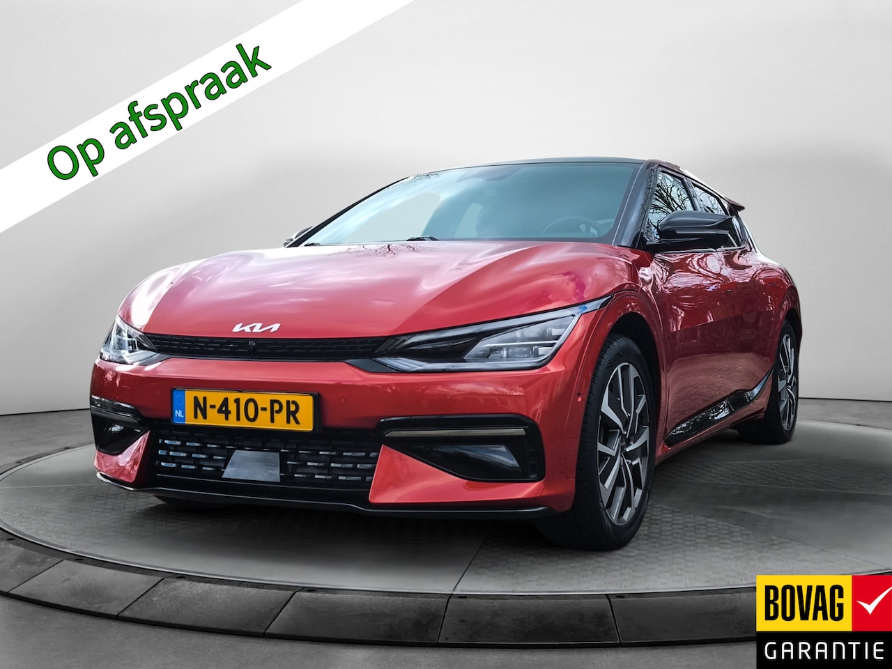 Kia EV6 - GT-Line 77.4 kWh (229 PK) 2e-Eig. & Dealer-Onderh. BOVAG-Garantie, NL-Auto. Trekhaak, Pano - AutoWereld.nl