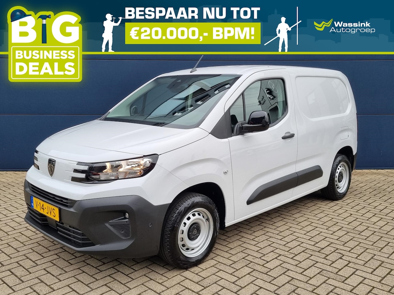 Peugeot Partner - 1.5 BlueHDi 100pk L1 | Navigatie | Airco | Camera | Apple Carplay | Cruise Control | Houte - AutoWereld.nl