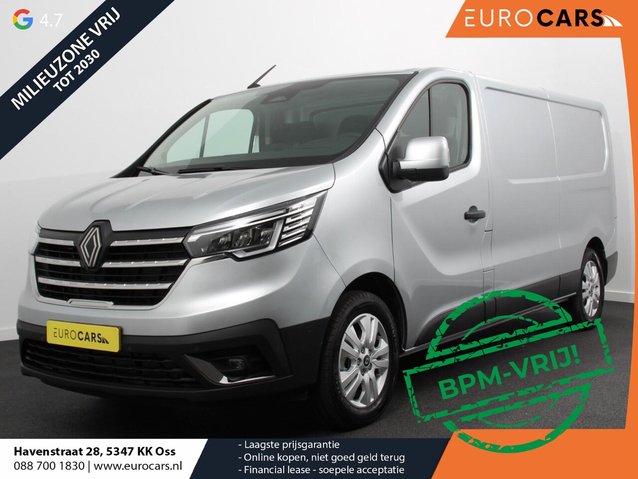 Renault Trafic - 2.0 Blue dCi 150 EDC T30 L2H1 Advance Navigatie Airco Lichtmetalen velgen Betimmering Trek - AutoWereld.nl