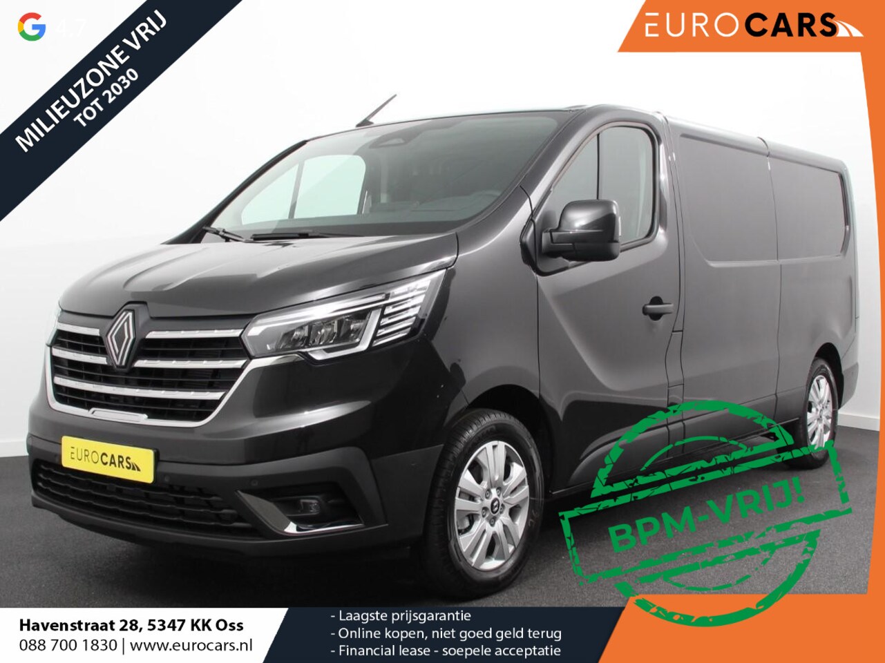Renault Trafic - 2.0 Blue dCi 150 EDC T30 L2H1 Advance Navigatie Airco Lichtmetalen velgen Betimmering Trek - AutoWereld.nl