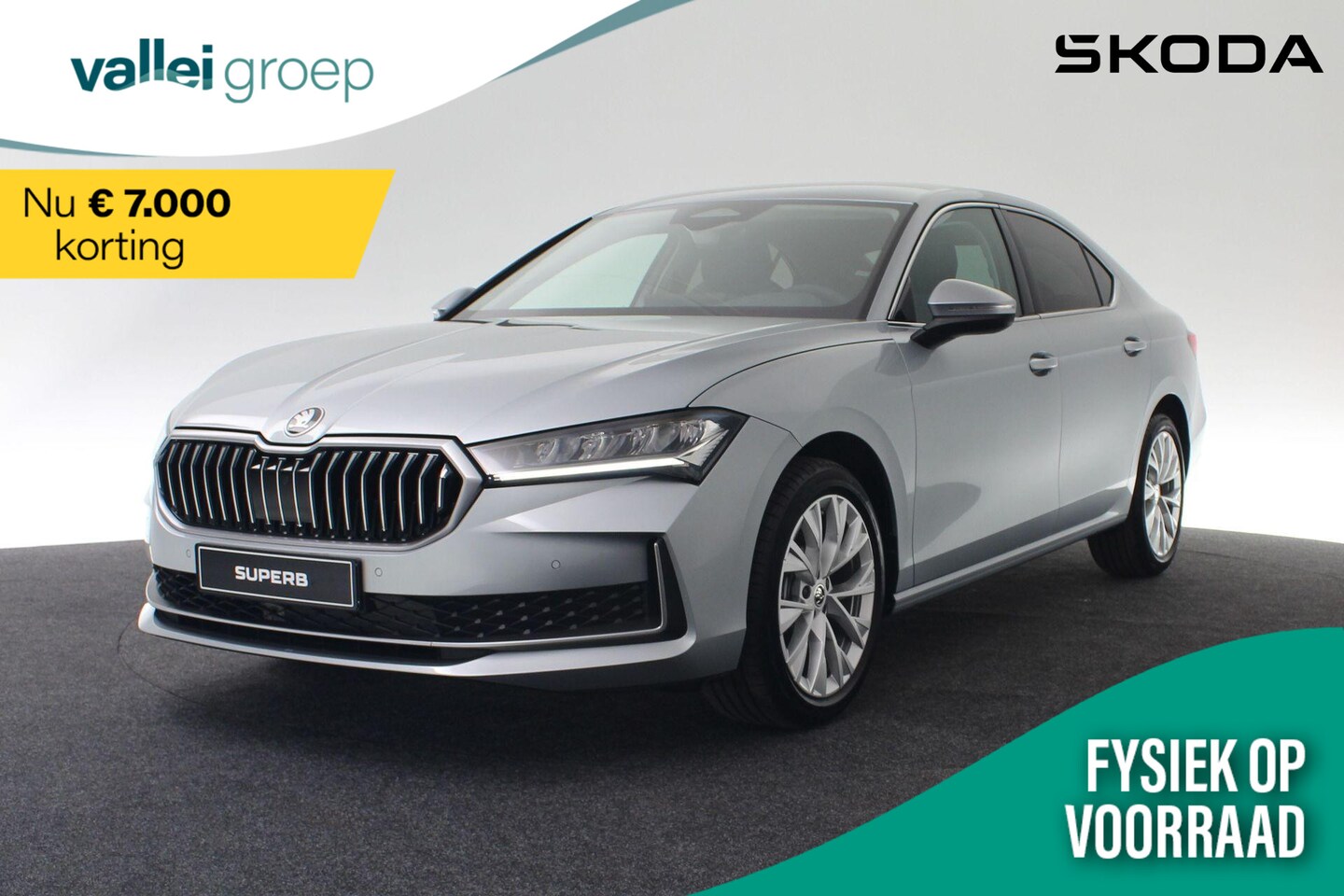 Skoda Superb - First Edition 1.5 TSI m-HEV 110 kW / 150 PK Hatchb | € 7000,00 korting! | 18 Inch | ACC | - AutoWereld.nl