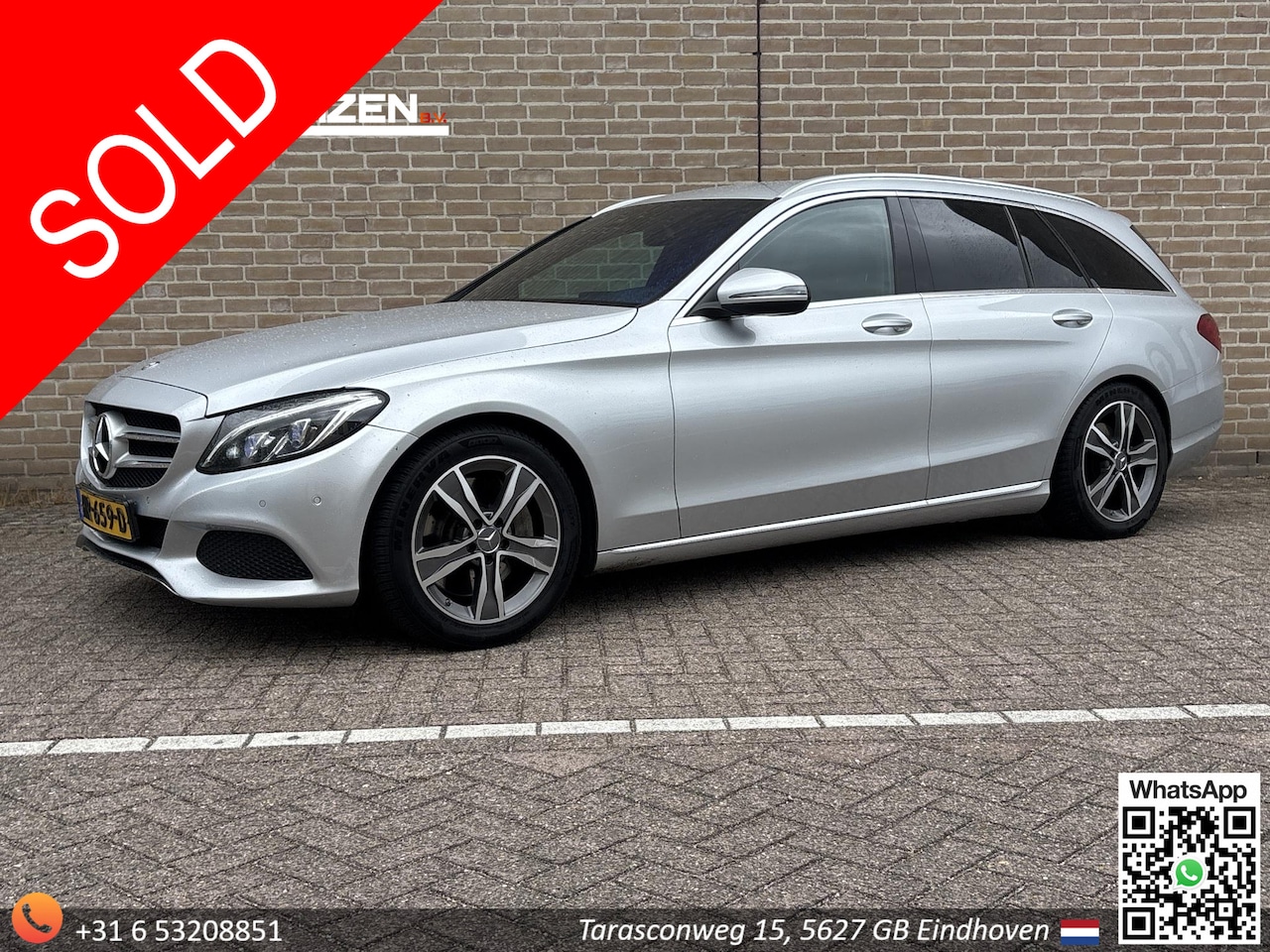 Mercedes-Benz C-klasse Estate - 350 e Lease Edition | € 8.950,- NETTO! | 280PK! | 1/2 Leder | Luchtvering | Burmester | Cr - AutoWereld.nl