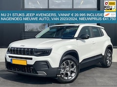 Jeep Avenger - Longitude 54 kWh 21 STUKS |385WLTP|APPLE CARPLAY|ANDROID AUTO|LED|CRUISE CONTR.|KEYLESS GO