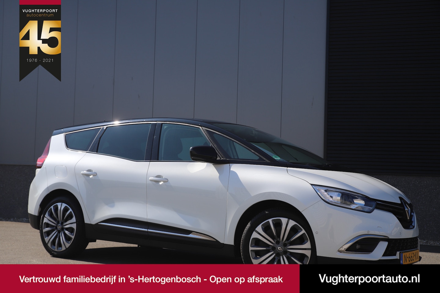 Renault Grand Scénic - 1.3 TCe 140pk /Automaat/7-persoons/Camera/Pearl white/Carplay - AutoWereld.nl