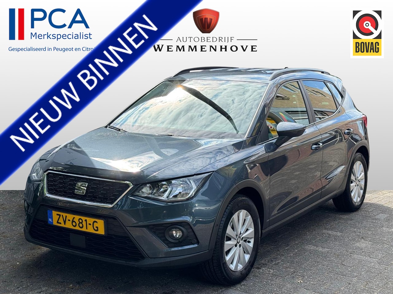 Seat Arona - 1.0 TSI Style Business Intense Airco/Alu wielen/Navi/Mistl/Camera - AutoWereld.nl