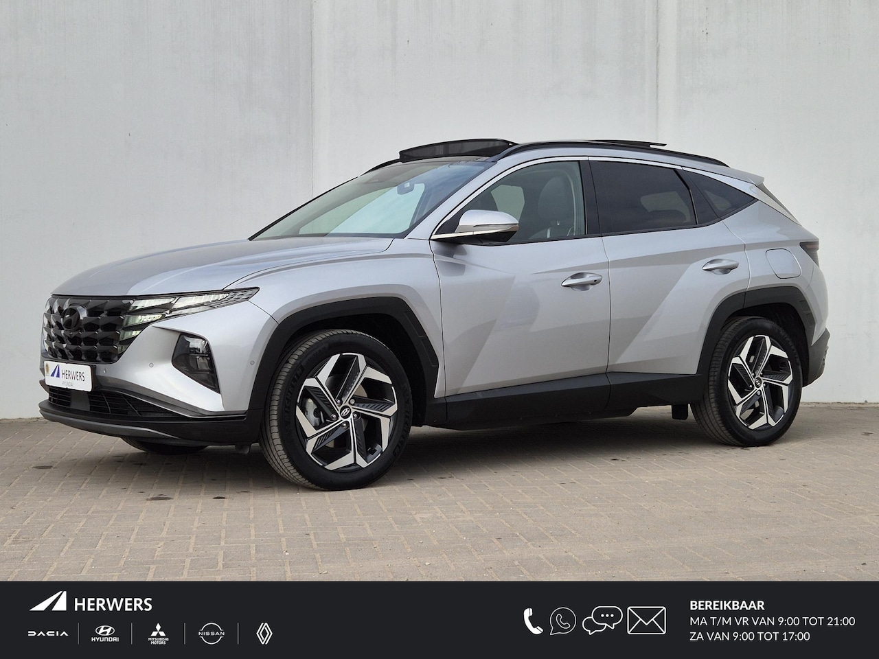 Hyundai Tucson - 1.6 T-GDI PHEV 265pk Premium Sky 4WD Automaat / Glazen schuif- en kanteldak / Adaptief cru - AutoWereld.nl