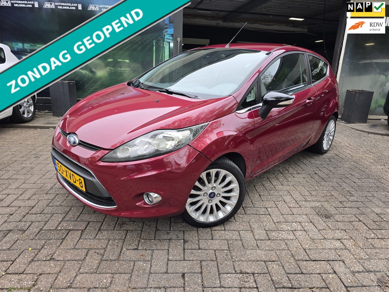 Ford Fiesta - 1.25 Titanium | 2E EIGENAAR | 12MND GARANTIE | LMV | AIRCO | CRUISE | - AutoWereld.nl