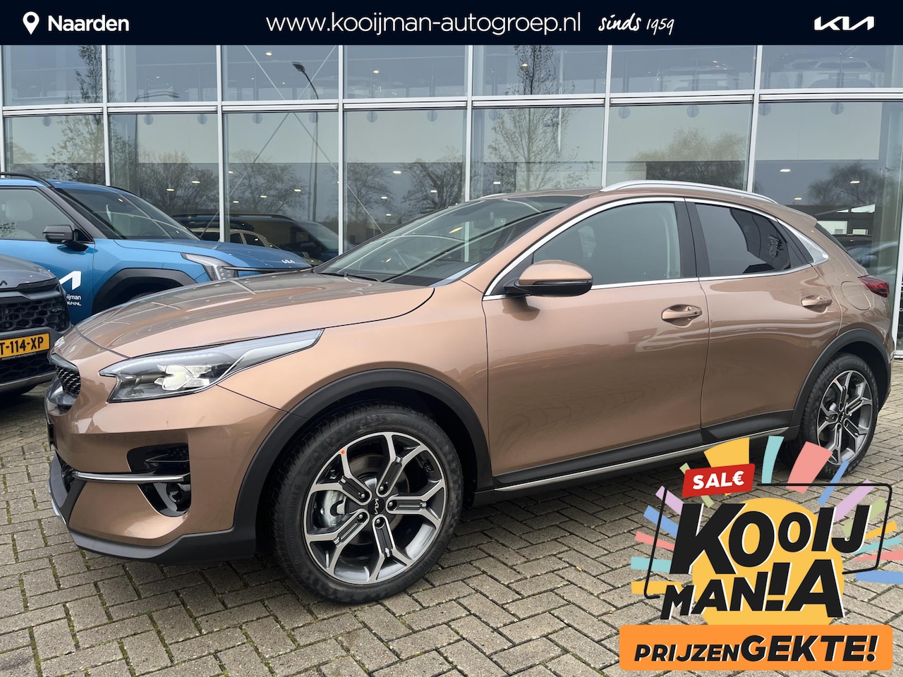 Kia XCeed - 1.0 T-GDi DynamicPlusLine keyless | stoel/stuur verwarming | elek. achterklep | Apple carp - AutoWereld.nl