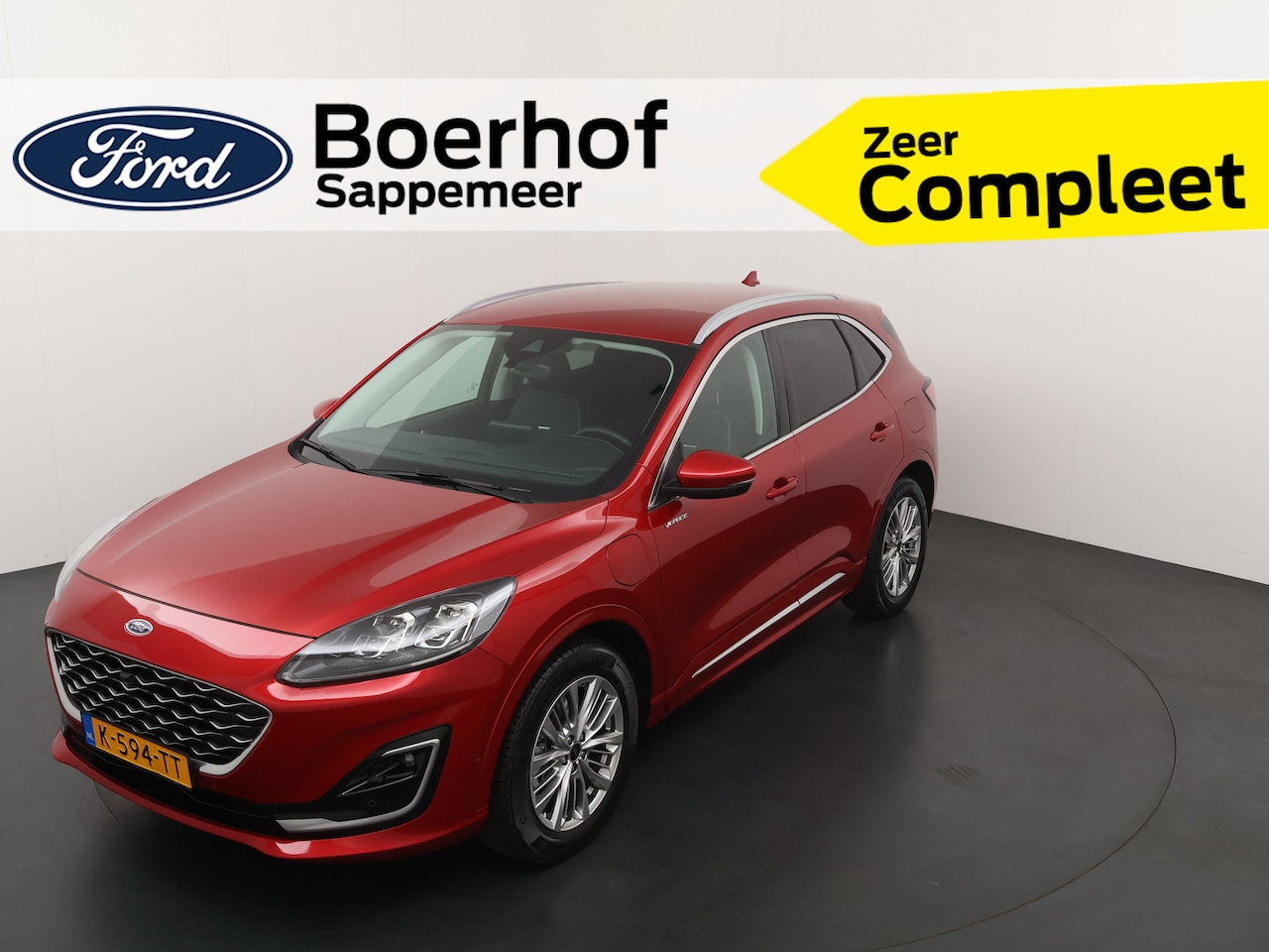 Ford Kuga - 2.5 PHEV 225 pk Vignale | Winter Pack | LED | Adapt. cruise | El. a. klep | Leer | El. ver - AutoWereld.nl