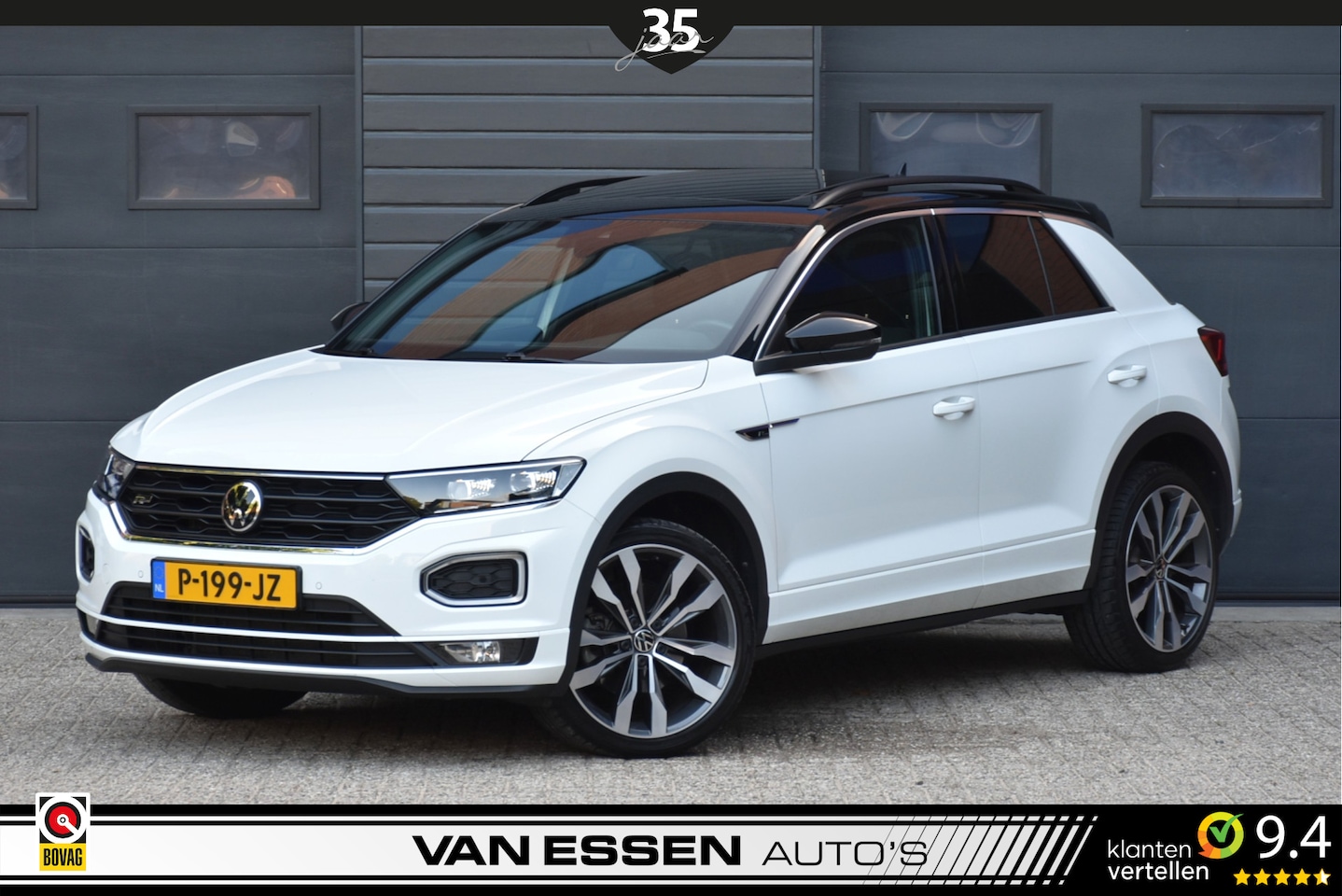 Volkswagen T-Roc - 1.5 TSI Sport Business R-Line Automaat Pano Navi Camera Stoelverw. Nieuwstaat! - AutoWereld.nl