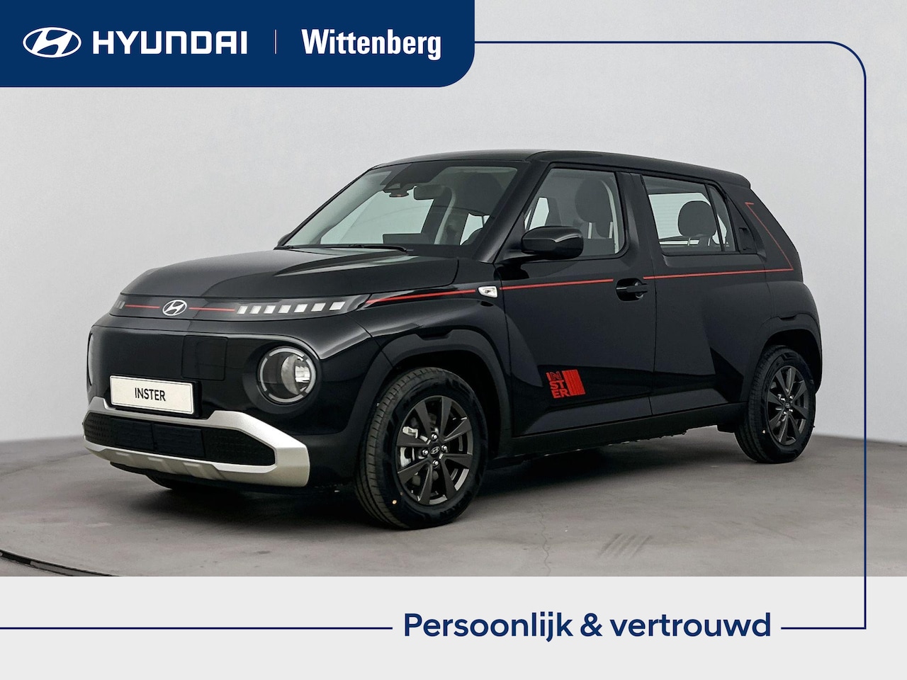 Hyundai Inster - E-Motion 49 kWh Redline Edition Pro | Op = OP | Exclusief in Nederland bij Hyundai Wittenb - AutoWereld.nl