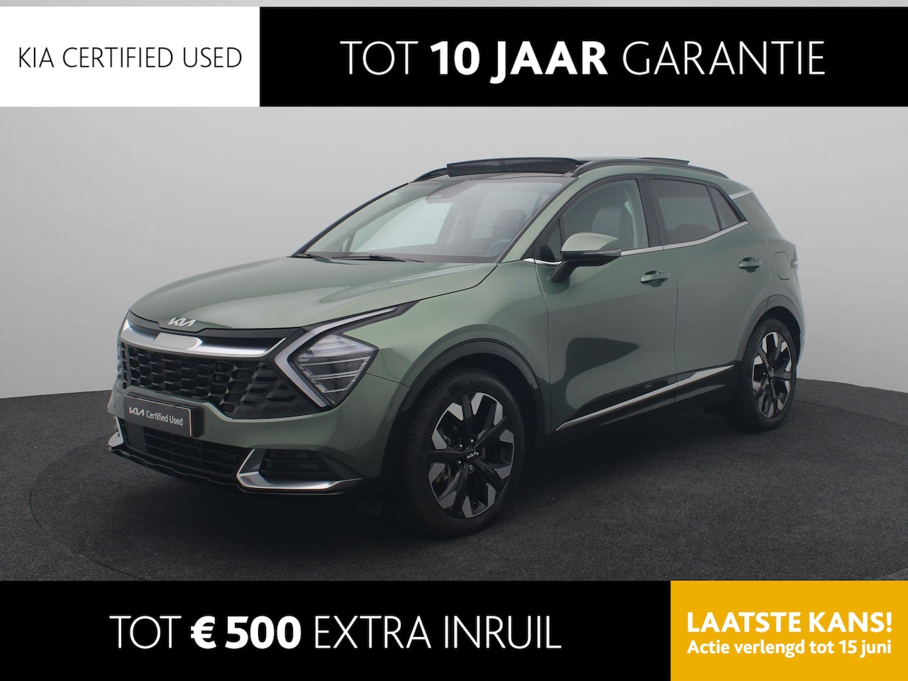 Kia Sportage - 1.6 T-GDi Plug-in Hybrid AWD DynamicPlusLine | Trekhaak | Open dak | Stoel/stuurverwarming - AutoWereld.nl
