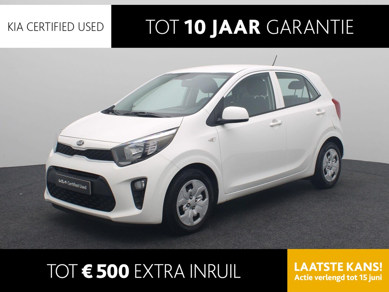Kia Picanto - 1.0 CVVT EconomyPlusLine Airco | Bluetooth | Centrale deurvergrendeling incl. afstand.bed. - AutoWereld.nl