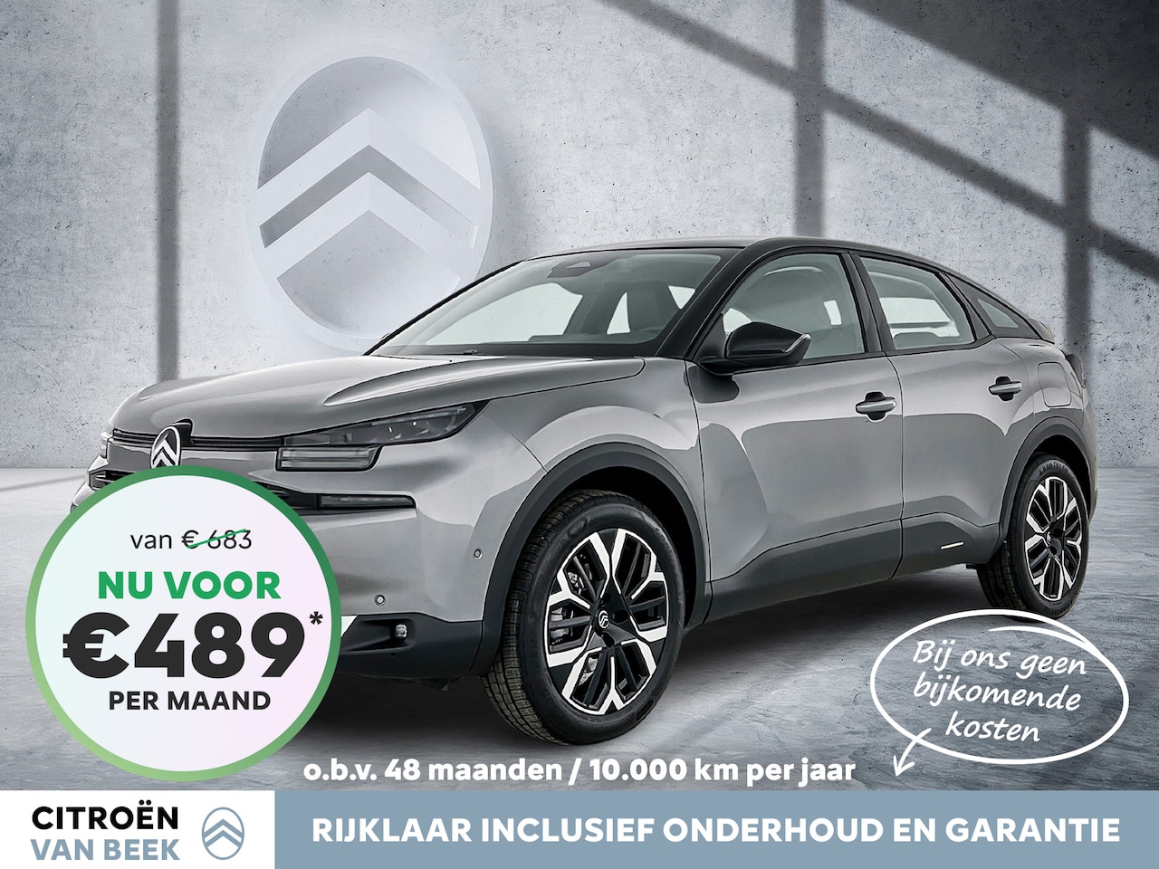 Citroën C4 - Hybrid 145pk Automaat Business Private Lease € 489,- pm - 48mnd - 10.000km - AutoWereld.nl
