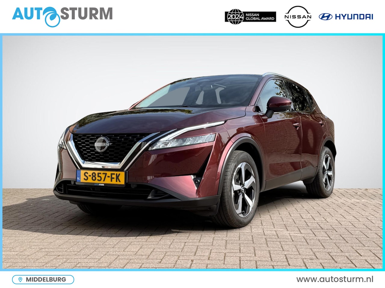 Nissan Qashqai - 1.3 MHEV N-Connecta Design Pack | Trekhaak | Panoramadak | 360° Camera | Adapt. Cruise Con - AutoWereld.nl