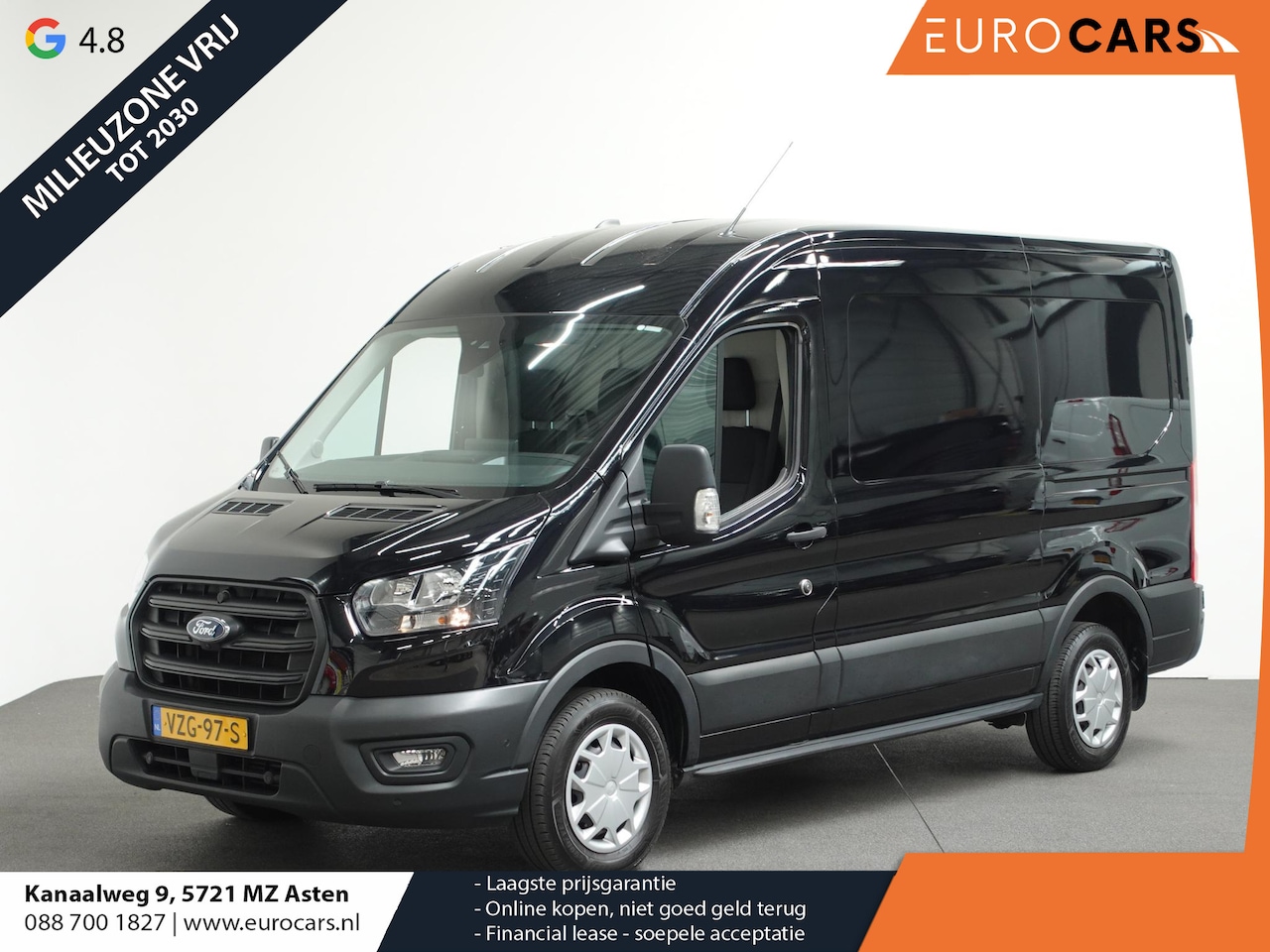Ford Transit - 310 2.0 TDCI L2H2 Trend Automaat Airco Bluetooth Camera Cruise Control - AutoWereld.nl