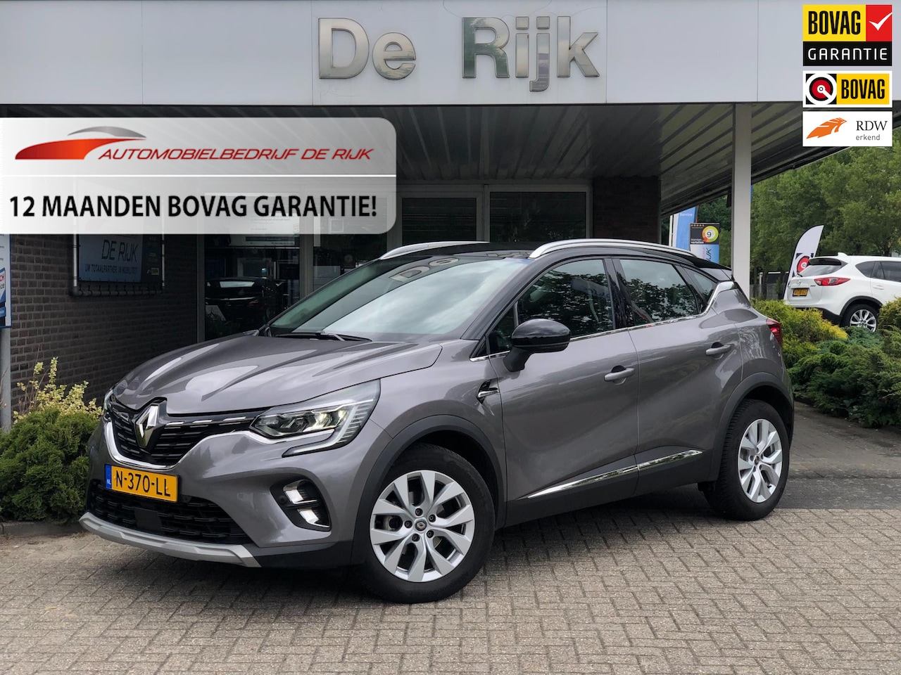 Renault Captur - 1.3 TCe 140 Intens | Navi, Camera, Stoelverw., Climate, Cruise, Half leder, Afn. Trekhaak, - AutoWereld.nl