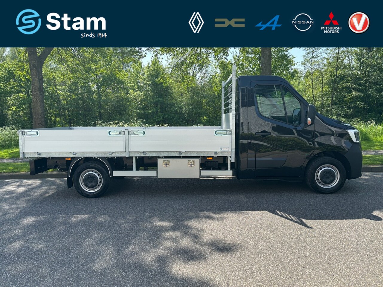 Renault Master - Renault Master Master Open Laadbak 7.8m2 T35 L3 FWD dCi 164pk Comfort UNIEK! NIEUW! | Airc - AutoWereld.nl