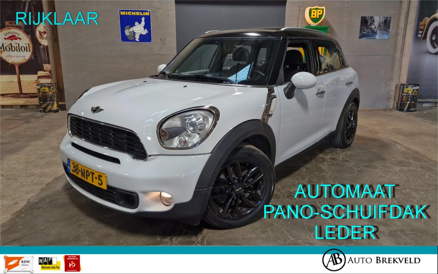 MINI Countryman - Mini 1.6 Cooper S Chili AUTOMAAT 184PK | RIJKLAARPRIJS | Leer | Pano-Schuifdak | Navi | Cl - AutoWereld.nl