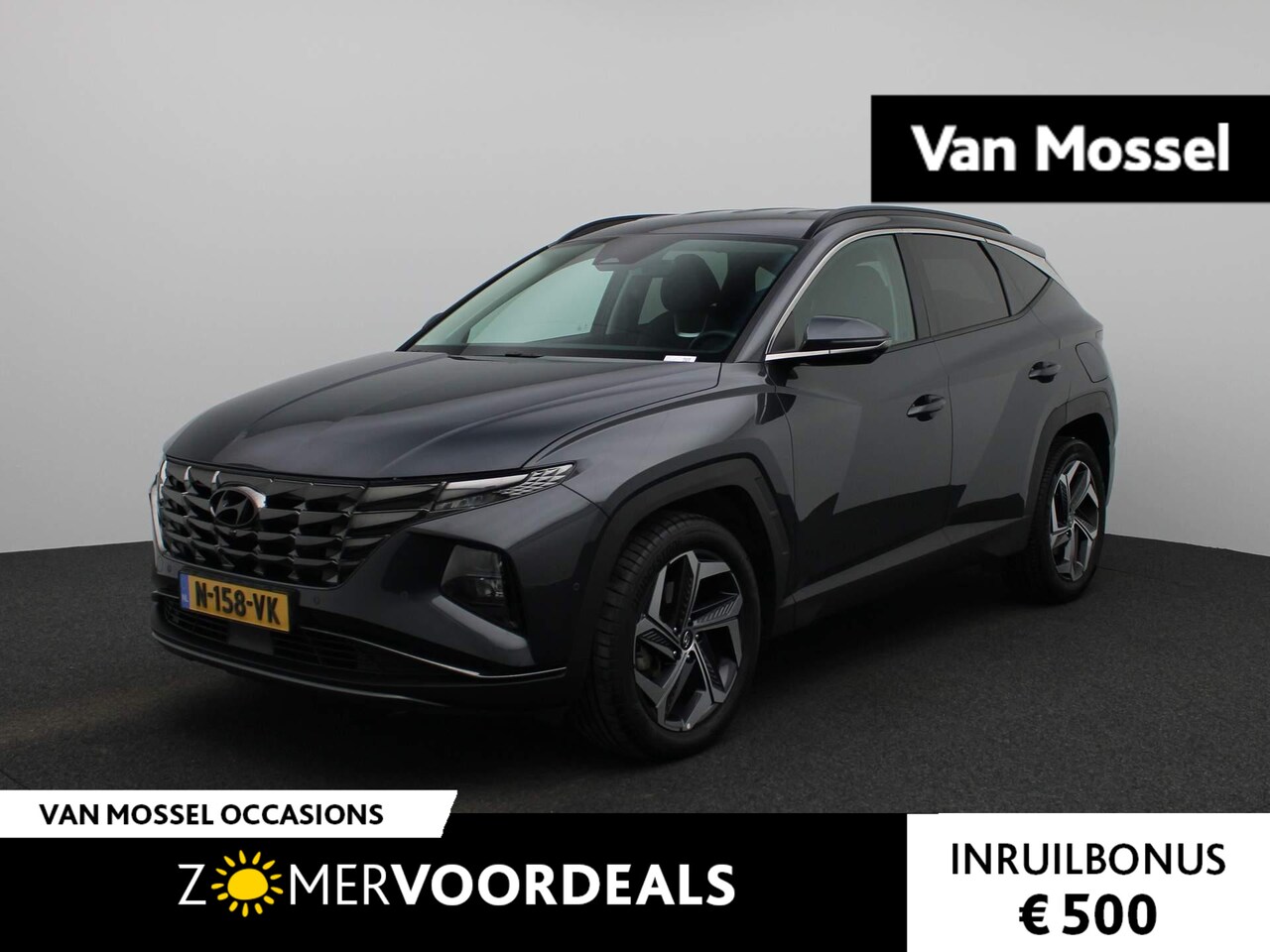 Hyundai Tucson - 1.6 T-GDI HEV Premium | Leder | Achteruitrijcamera | Parkeersensoren | Stoelverwarming | S - AutoWereld.nl