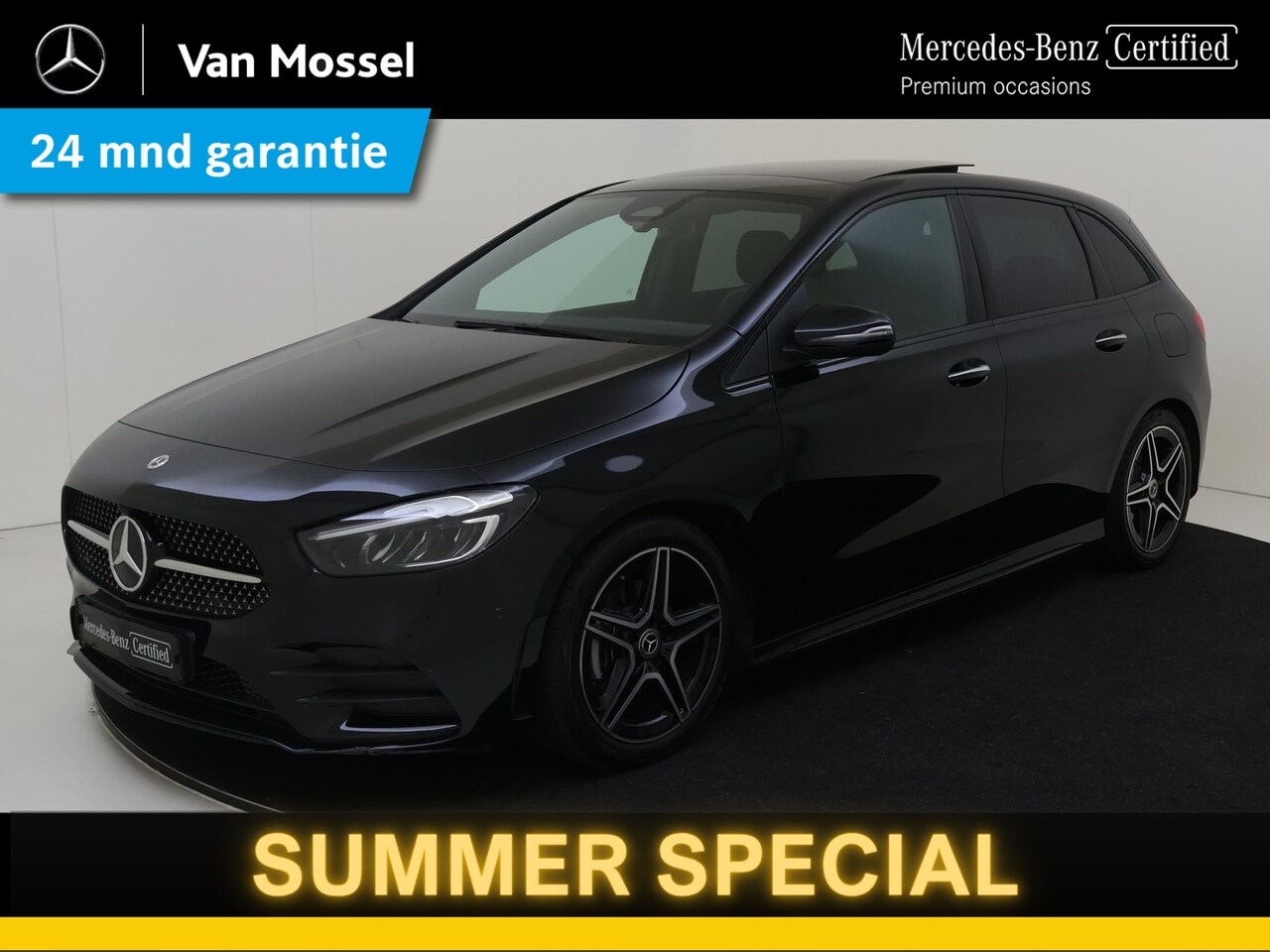 Mercedes-Benz B-klasse - 180 AMG Line Mercedes-Benz B-klasse 180 AMG-Line / Stoelverwarming / Achteruitrijcamera / - AutoWereld.nl